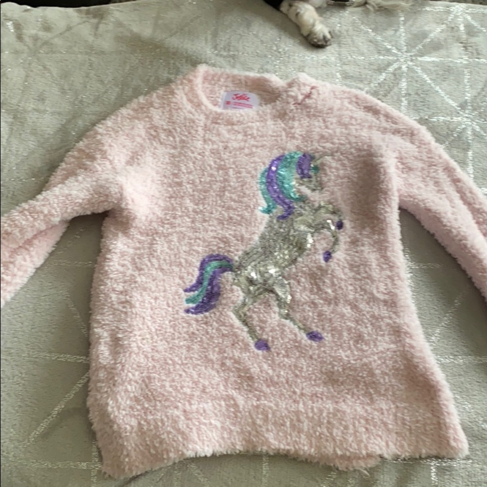 Justice Pink Sweater